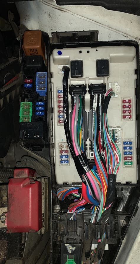 m58 relay location Nissan Maxima